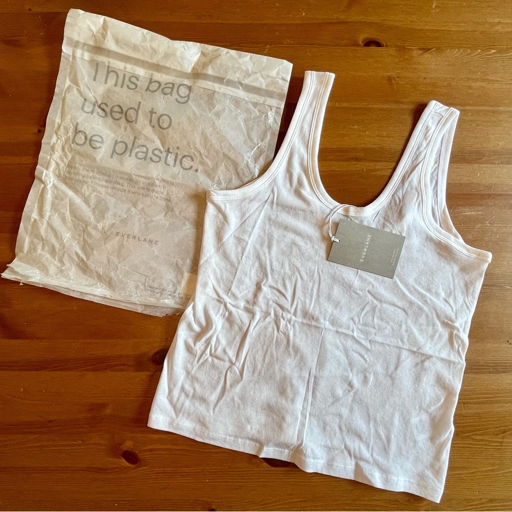 Everlane White Tank Top
